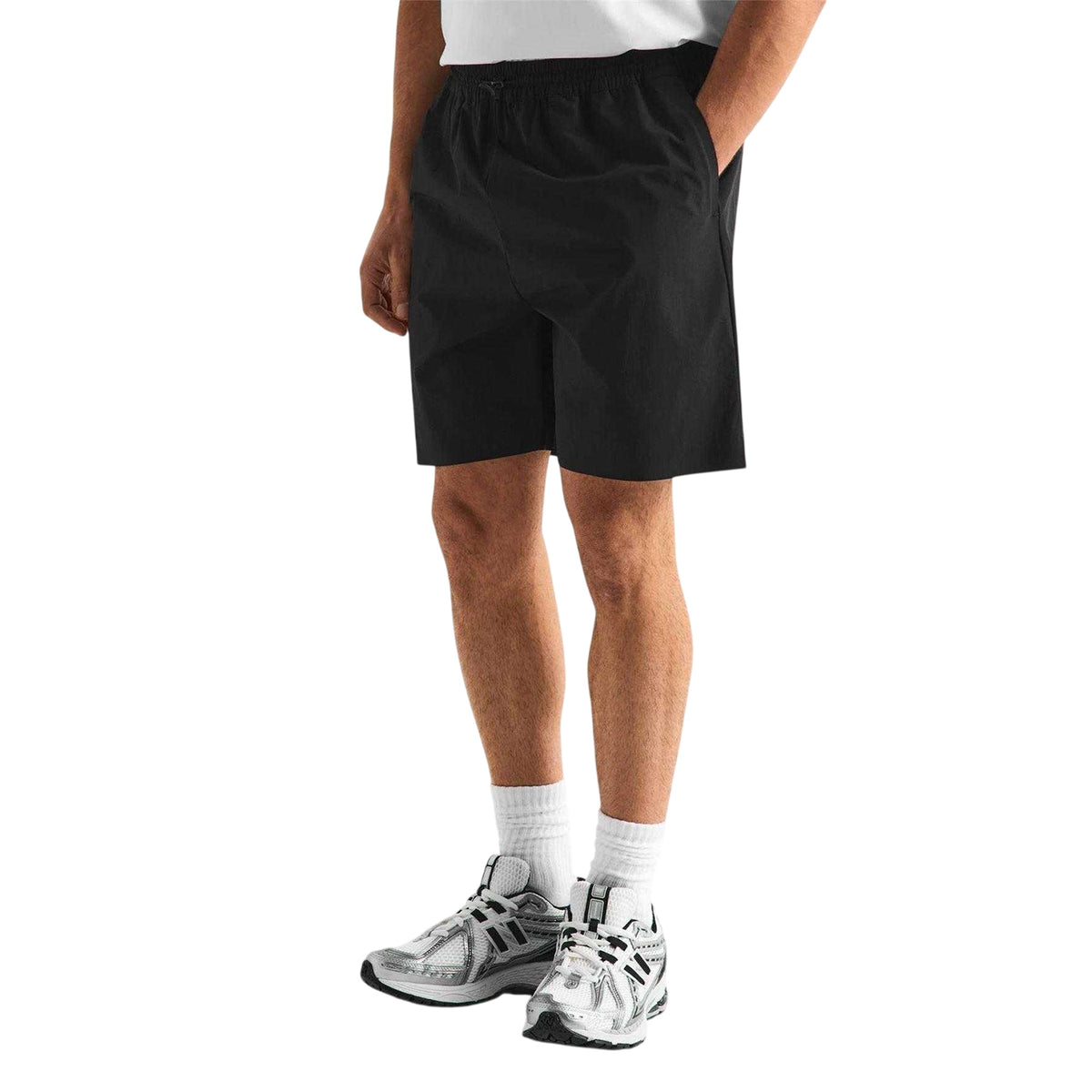 Black - Side - Condition Mens Performance Gym Shorts