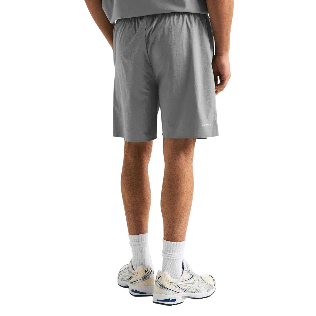 Mid Grey - Lifestyle - Condition Mens Performance Gym Shorts