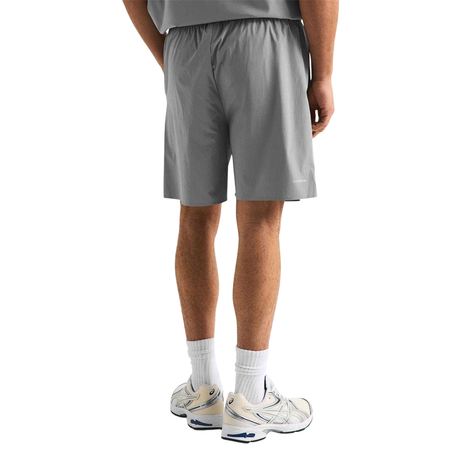Mid Grey - Lifestyle - Condition Mens Performance Gym Shorts