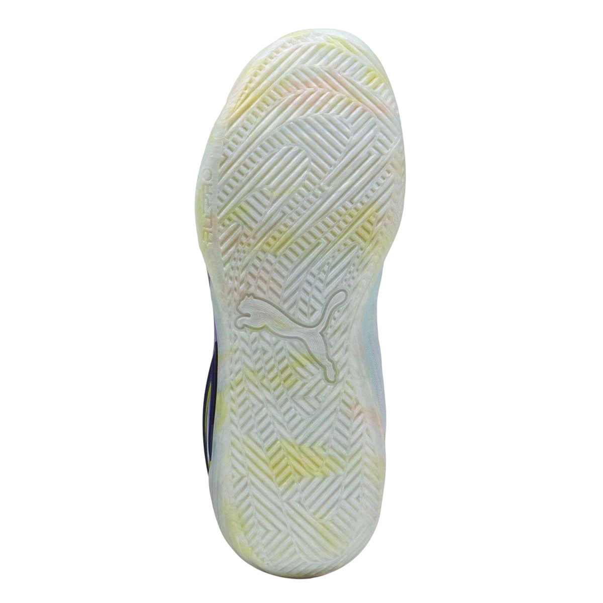 Light Aqua-Yellow - Pack Shot - Puma Mens All Pro Nitro Elite Basketball Shoes