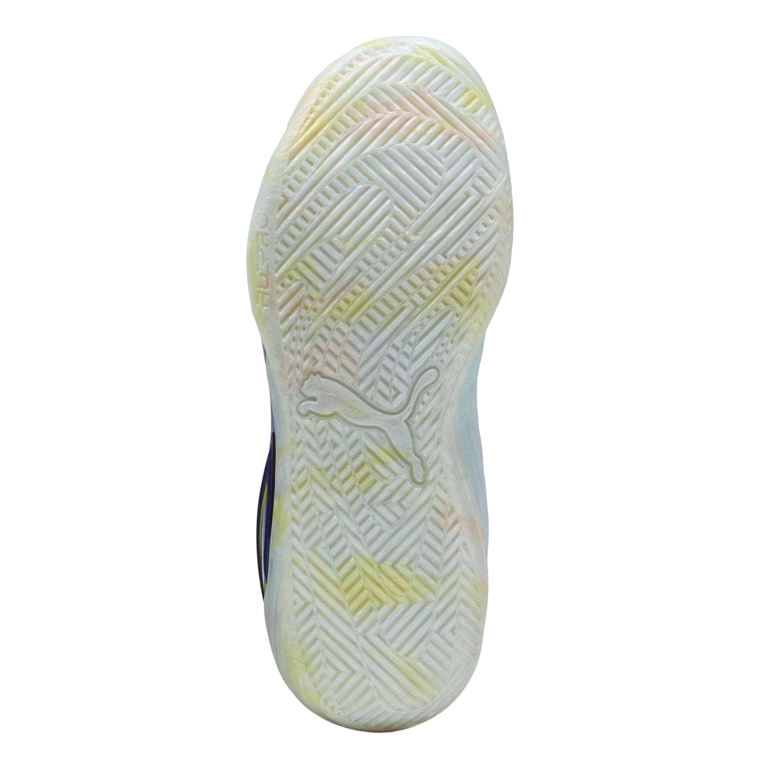 Light Aqua-Yellow - Pack Shot - Puma Mens All Pro Nitro Elite Basketball Shoes