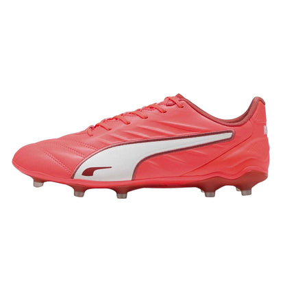 Glowing Red - Back - Puma Mens King Pro Firm Ground Football Boots