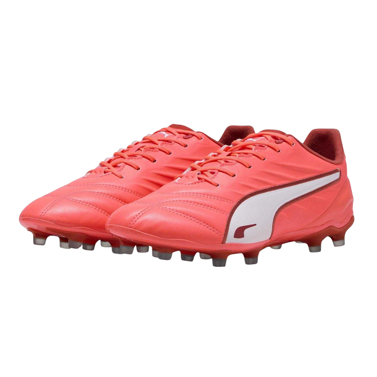 Glowing Red - Side - Puma Mens King Pro Firm Ground Football Boots