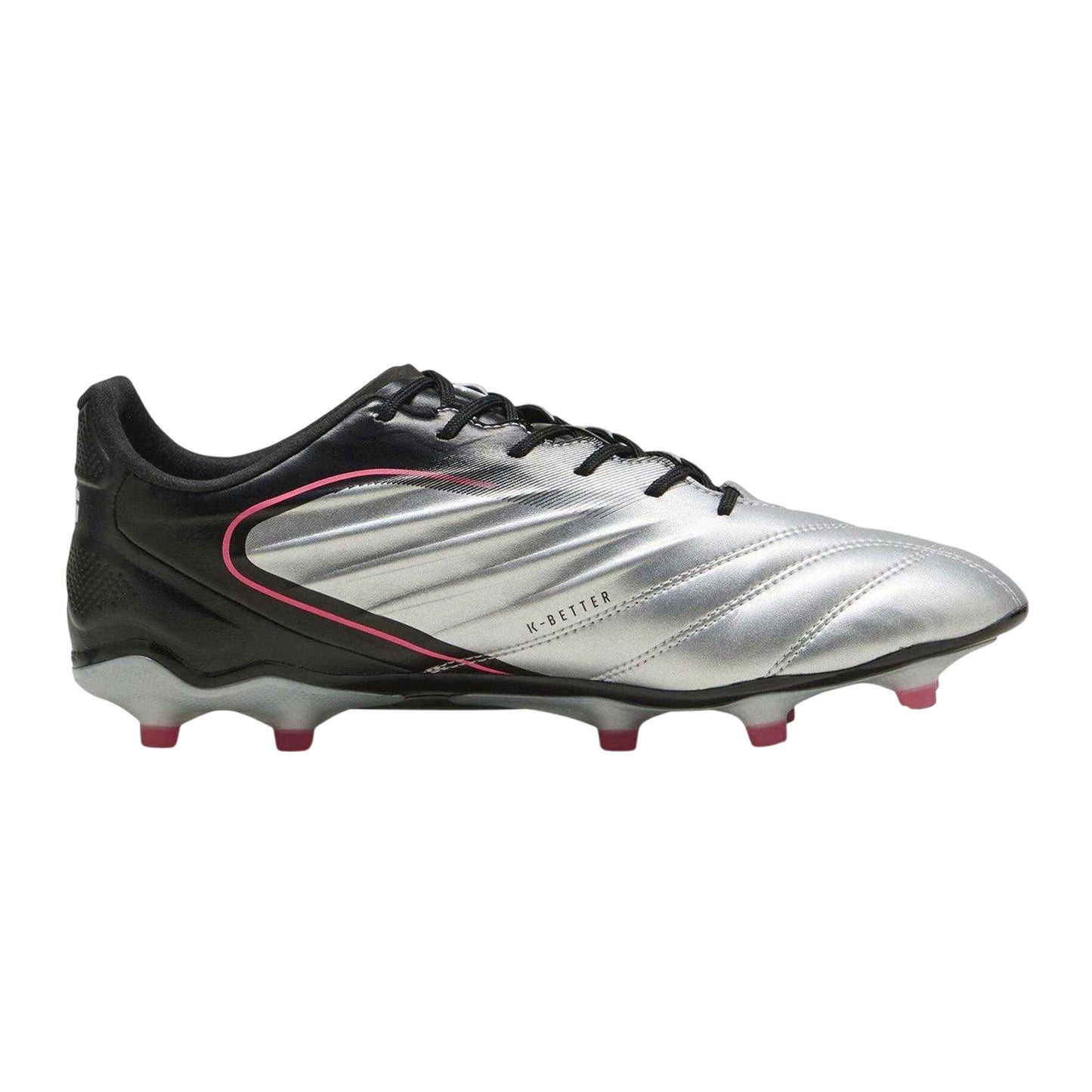 Silver - Front - Puma Mens King Pro Firm Ground Football Boots