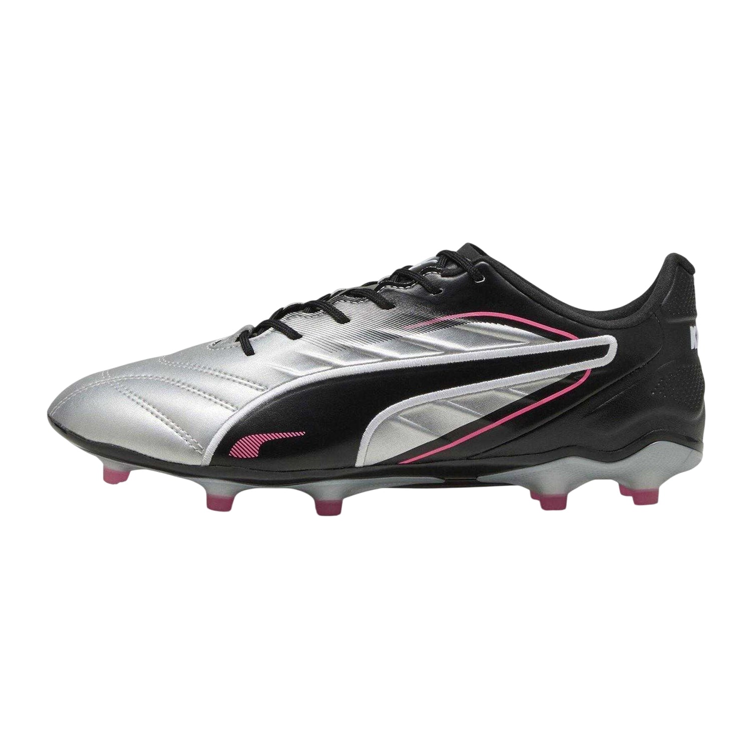 Silver - Back - Puma Mens King Pro Firm Ground Football Boots
