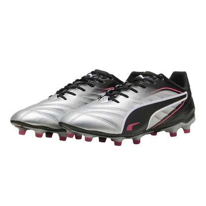 Silver - Side - Puma Mens King Pro Firm Ground Football Boots