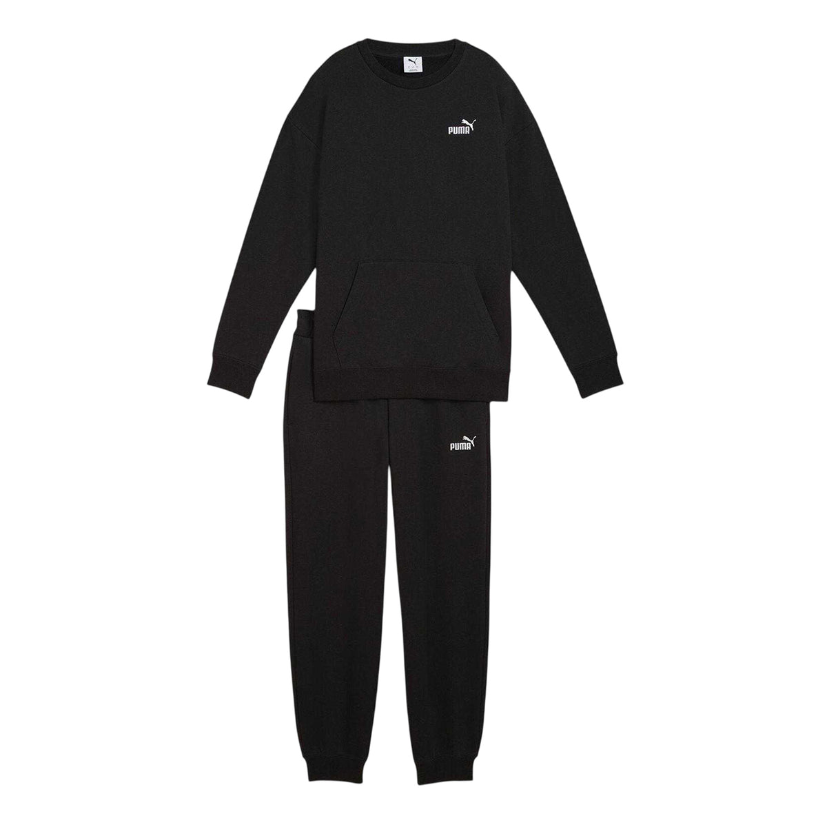 Puma Black - Front - Puma Womens-Ladies Arti Hesten Long-Sleeved Tracksuit