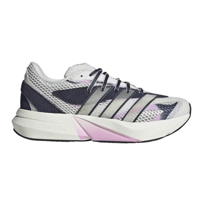 Off White-Pink - Front - Adidas Mens Lightblaze Football Boots