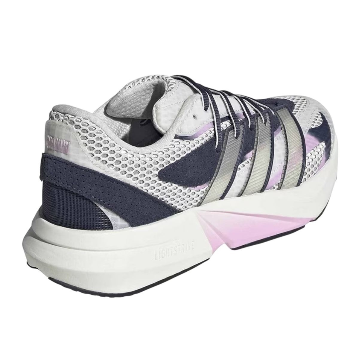 Off White-Pink - Back - Adidas Mens Lightblaze Football Boots