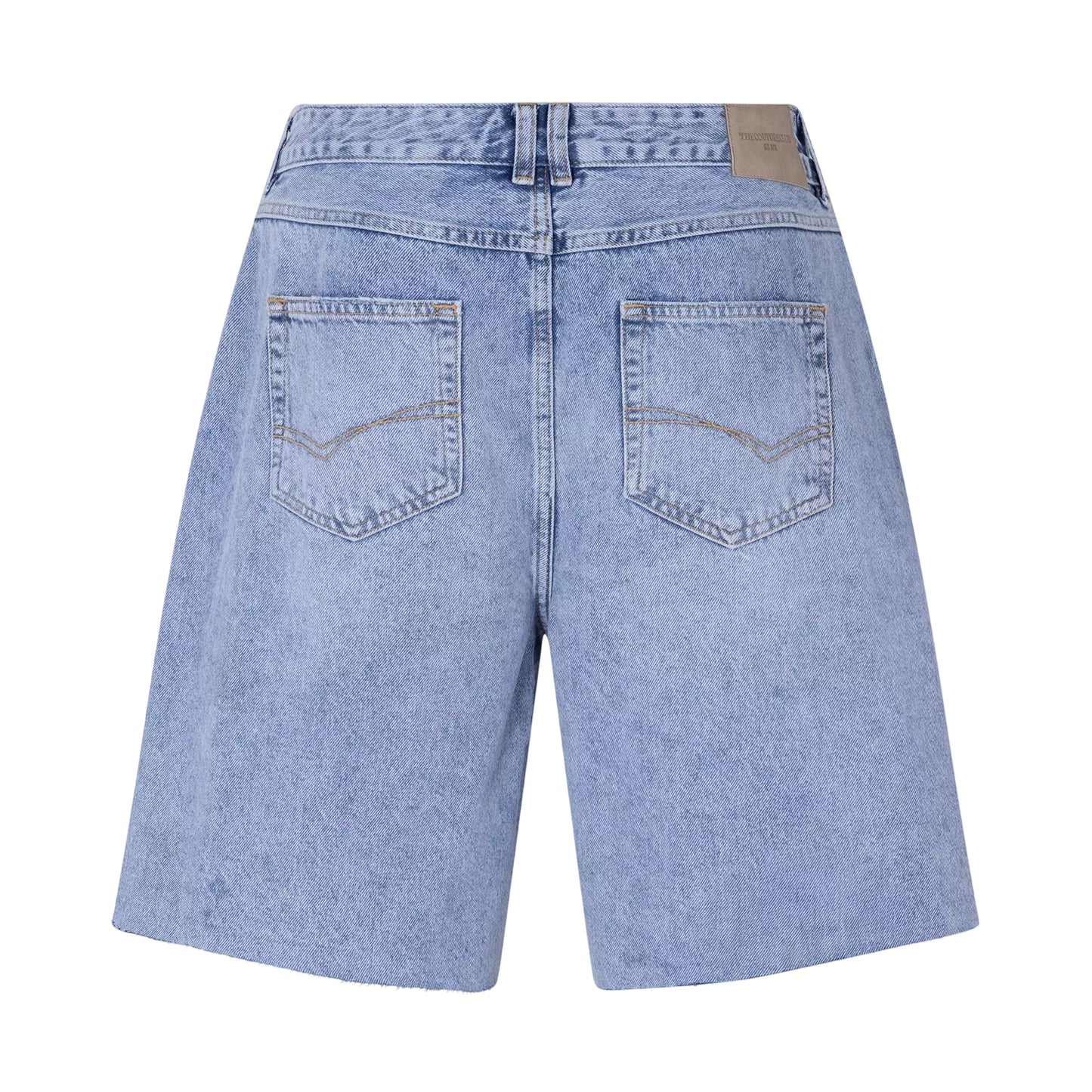 Vintage Wash - Back - Couture Club Mens Denim 5 Pockets Shorts
