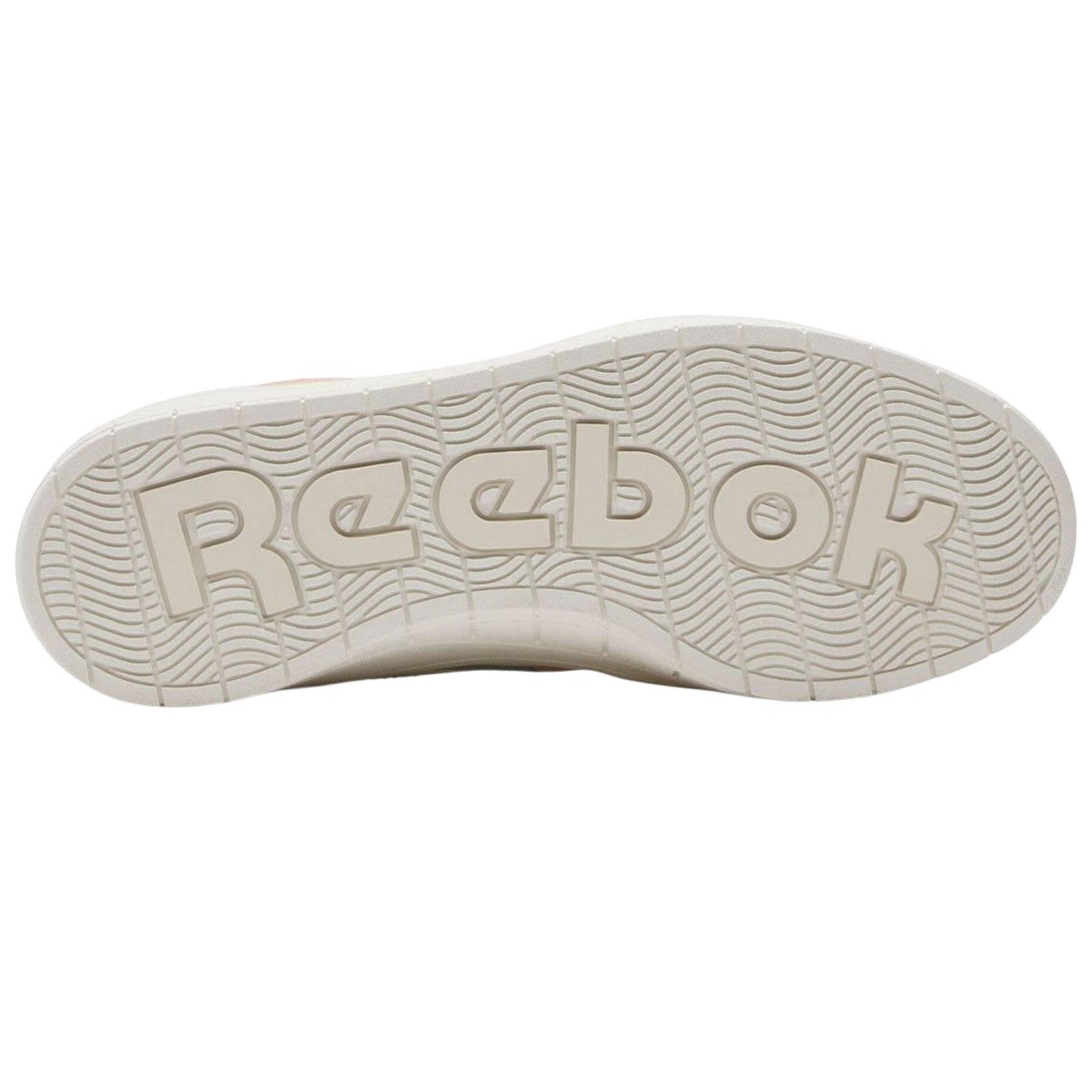 White-Pink - Side - Reebok Womens-Ladies Court Advance Surge Leather Trainers