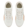 White-Pink - Pack Shot - Reebok Womens-Ladies Court Advance Surge Leather Trainers