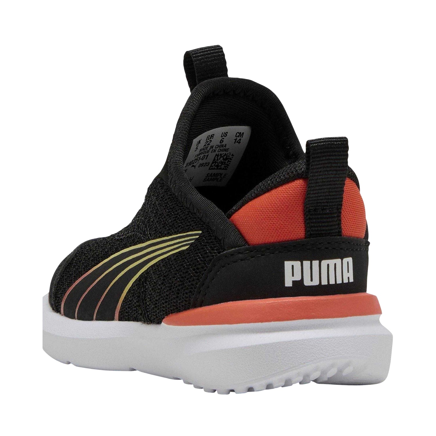 Black - Back - Puma Childrens-Kids Kruz Trainers