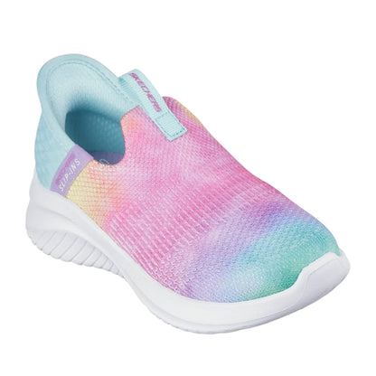 Multicoloured - Side - Skechers Childrens-Kids Slip-In Trainers