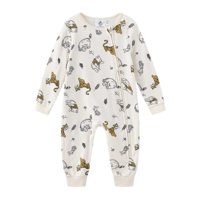 White - Side - Winnie the Pooh Baby Romper Set (Pack of 4)