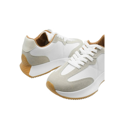 Grey - Side - Where´s That From Womens-Ladies Suede Trainers