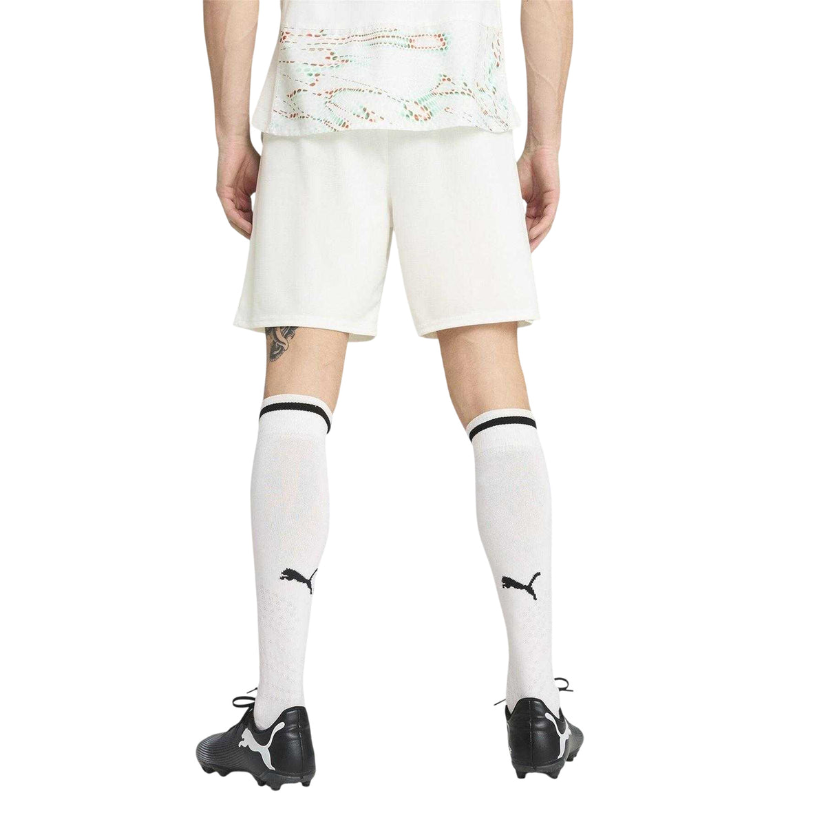 White-Black - Back - Puma Mens 2025 Portugal FC Away Shorts