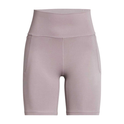 Grey - Front - Under Armour Womens-Ladies Meridian Fitted Cycling Shorts
