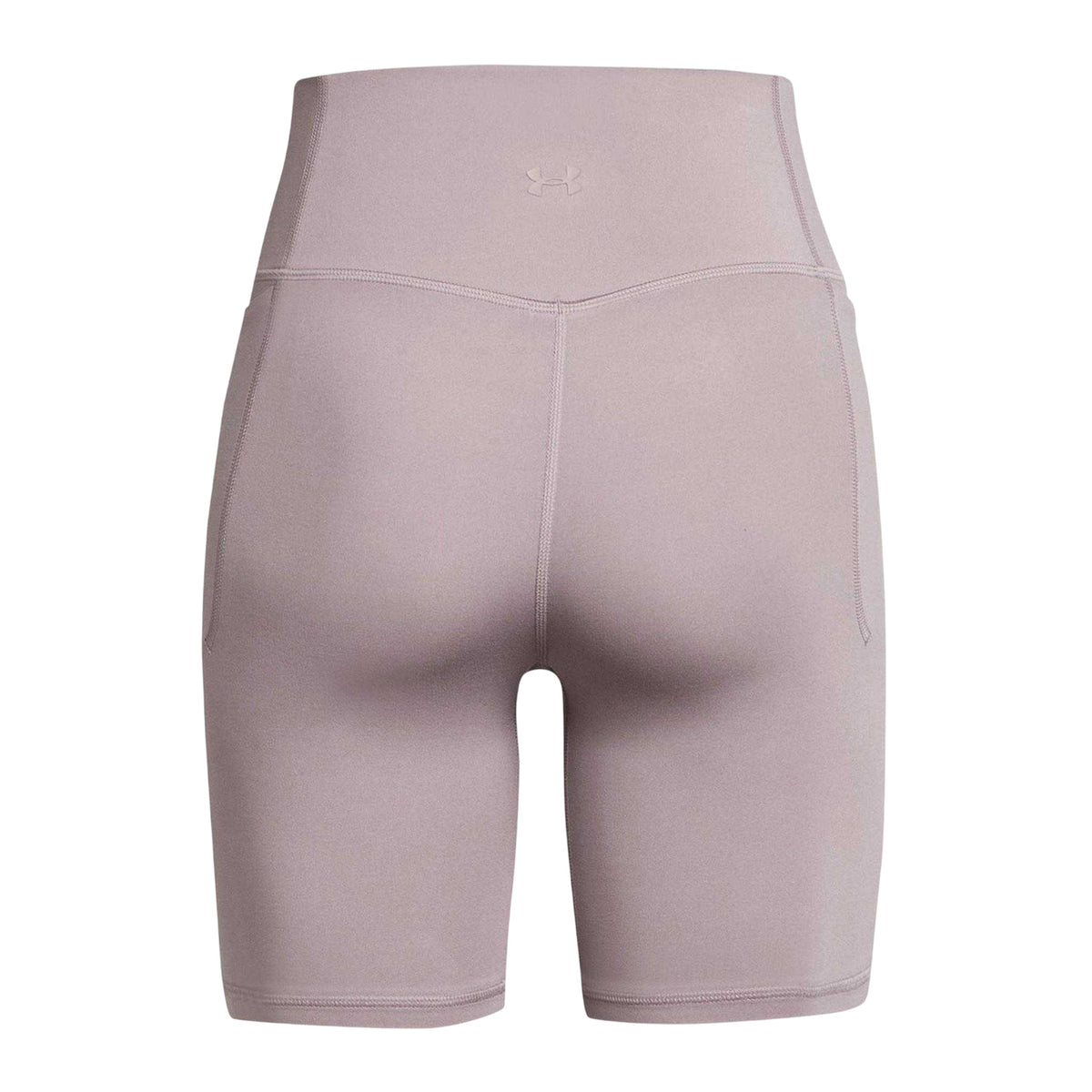 Grey - Back - Under Armour Womens-Ladies Meridian Fitted Cycling Shorts