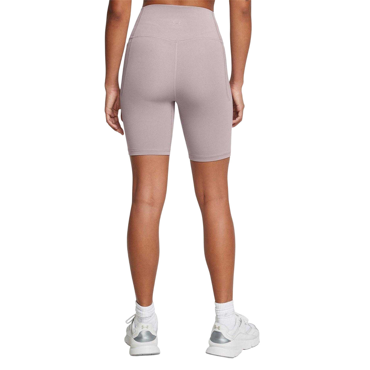 Grey - Lifestyle - Under Armour Womens-Ladies Meridian Fitted Cycling Shorts