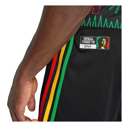 Black-Yellow - Lifestyle - Adidas Mens 2026 Jamaica Away Shorts