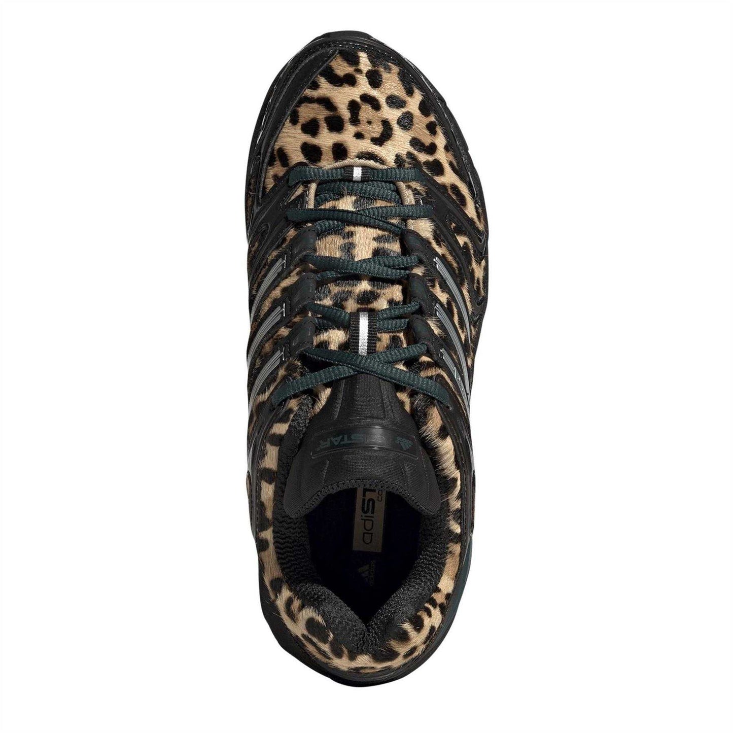 Ivy-Black - Pack Shot - Adidas Womens-Ladies Adistar Control 5 Leopard Print Shoes