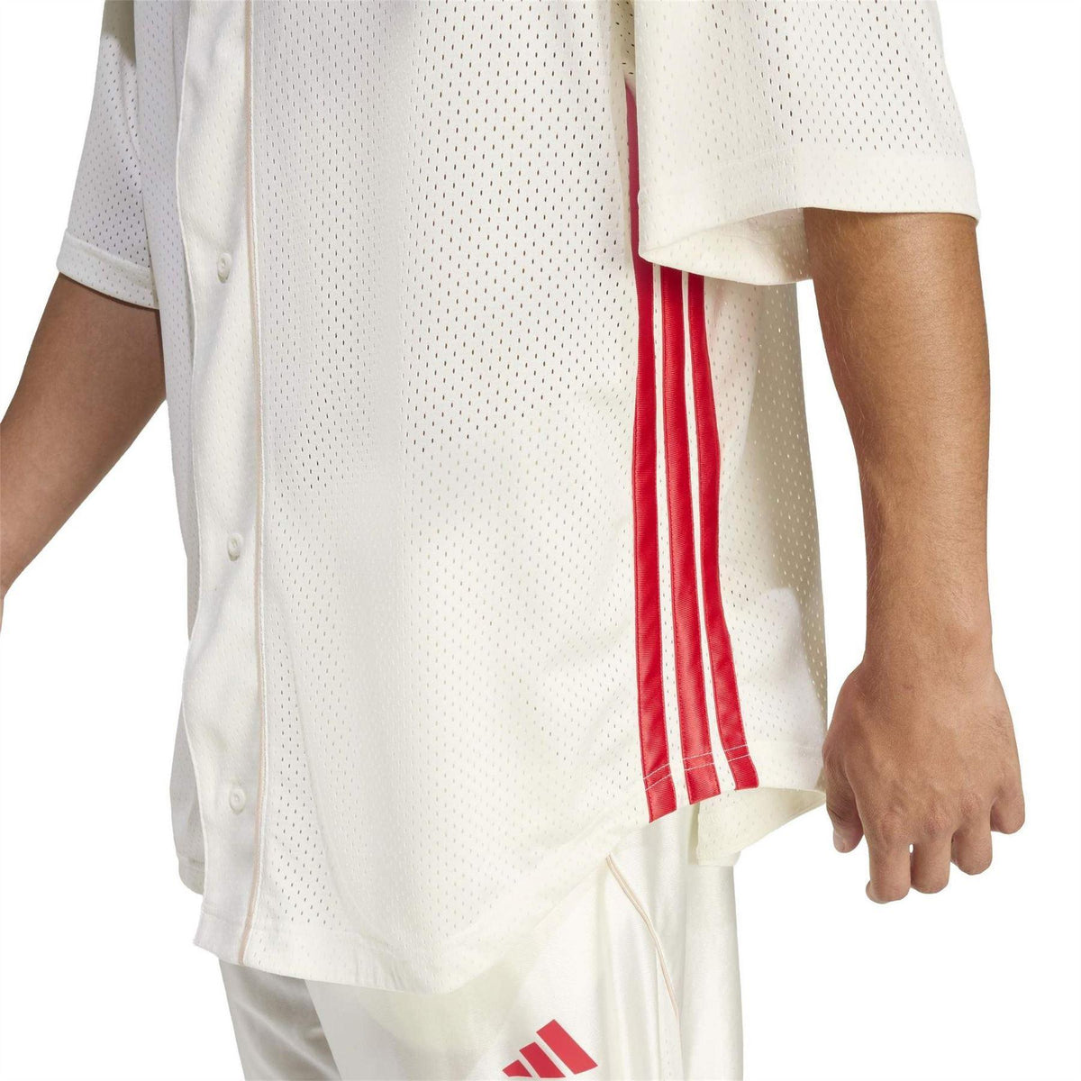 Off White-Crystal - Lifestyle - Adidas Mens Stadium Seasonal Fleece Track Shorts