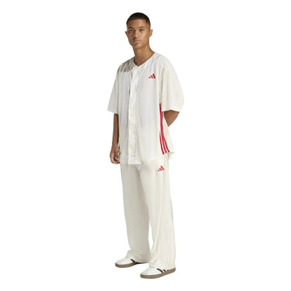 Off White-Crystal - Close up - Adidas Mens Stadium Seasonal Fleece Track Shorts