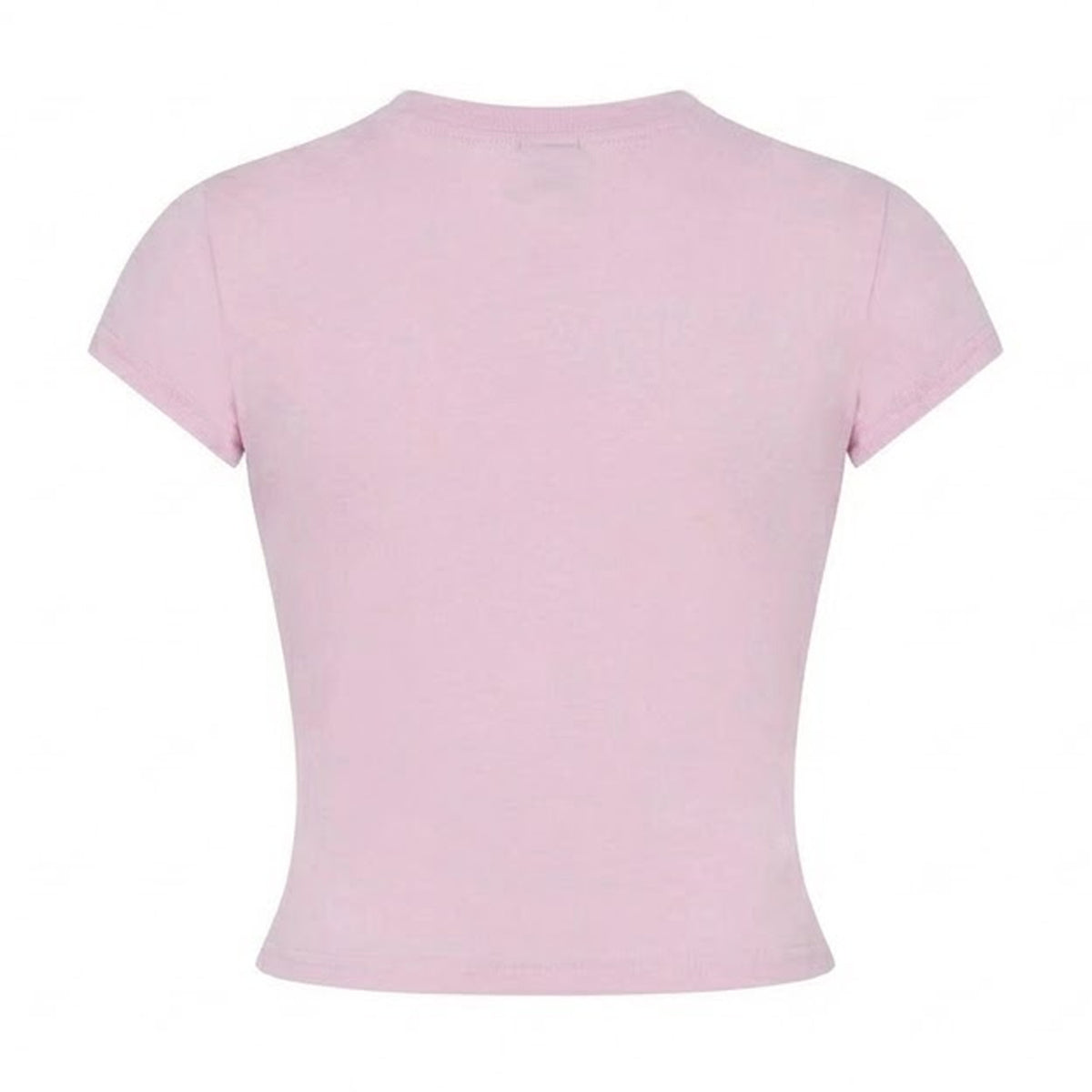 Baby Pink - Back - Skims Womens-Ladies Heart Jersey T-Shirt