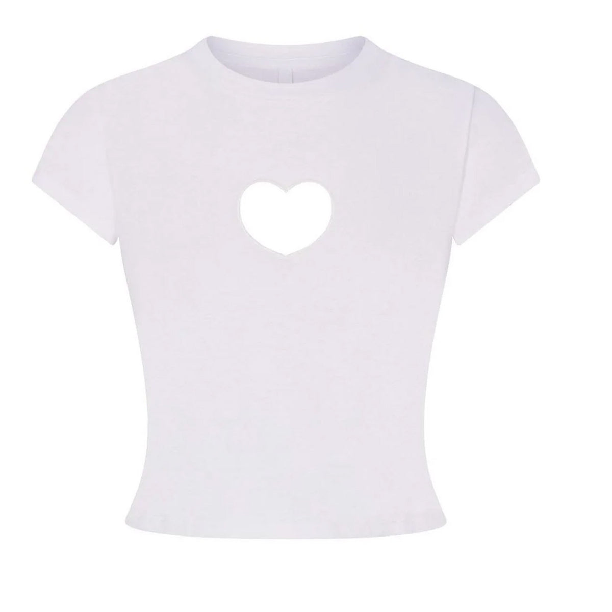 Snow - Front - Skims Womens-Ladies Heart Jersey T-Shirt