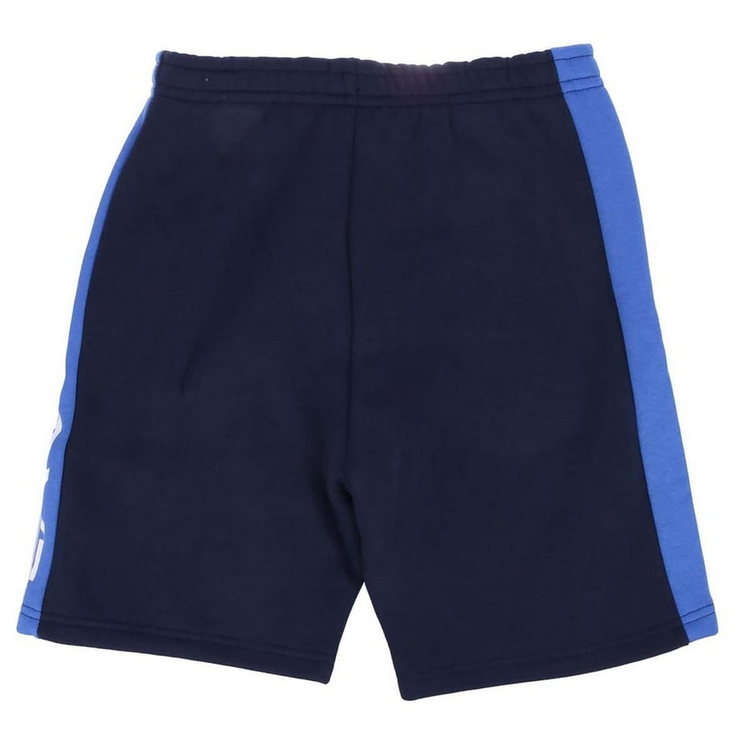 Blue - Back - Lacoste Boys Cotton Contrast Striped Casual Shorts