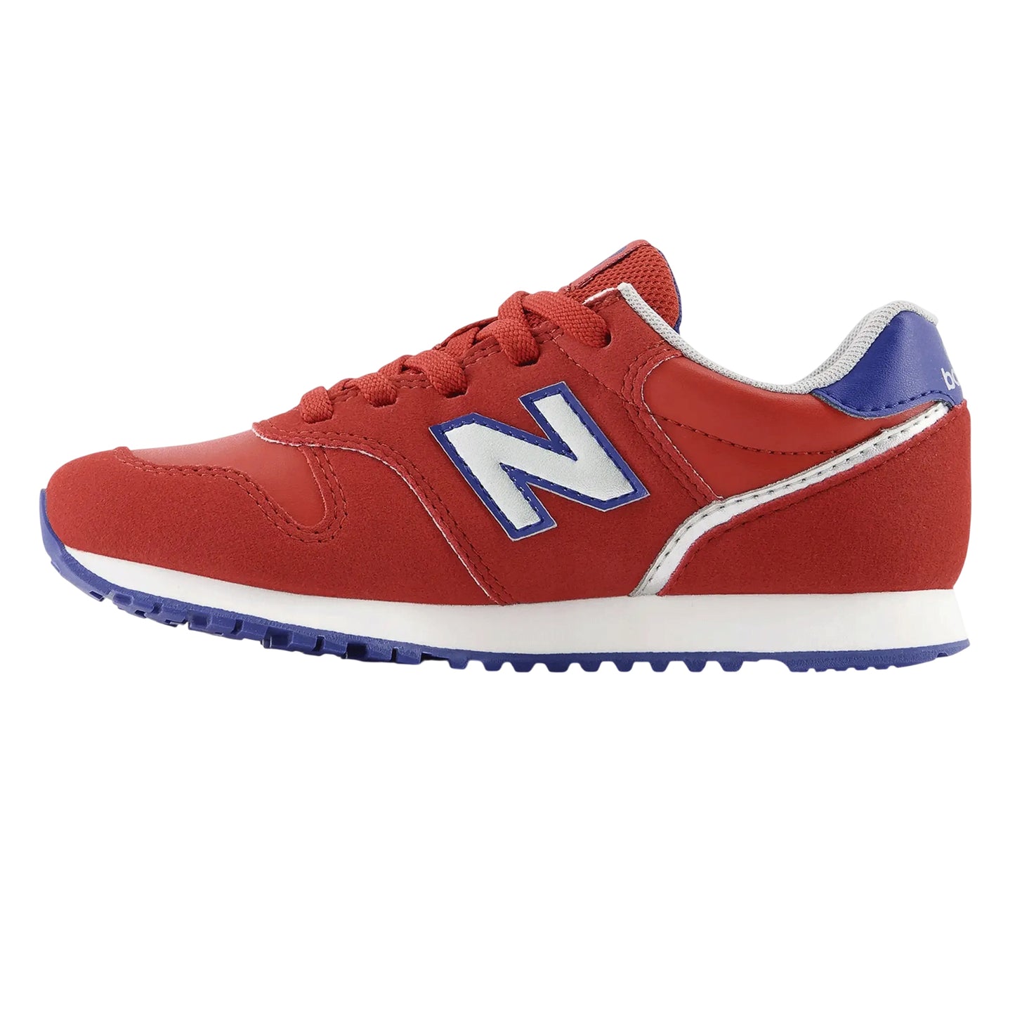 Brick Red - Side - New Balance Childrens-Kids 373 Trainers