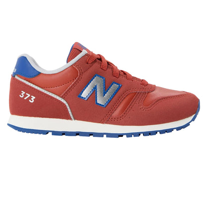 Brick Red - Front - New Balance Childrens-Kids 373 Trainers
