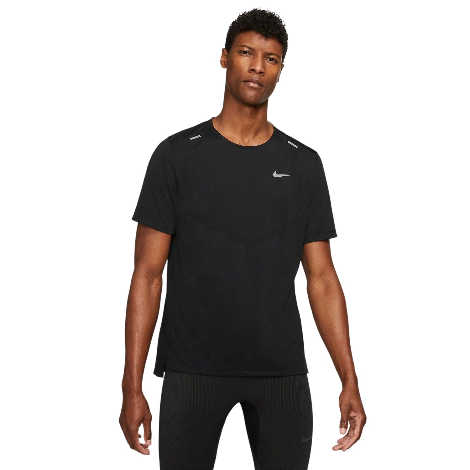 Black - Front - Nike Mens Dri-FIT T-Shirt