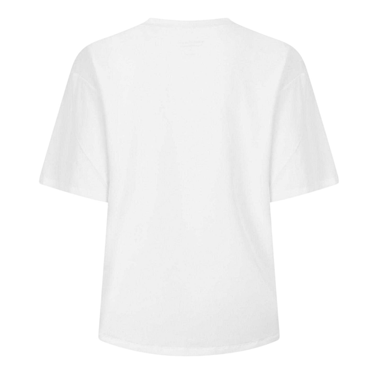 White - Back - Rohnisch Womens-Ladies Performance Relaxed Fit Gym T-Shirt