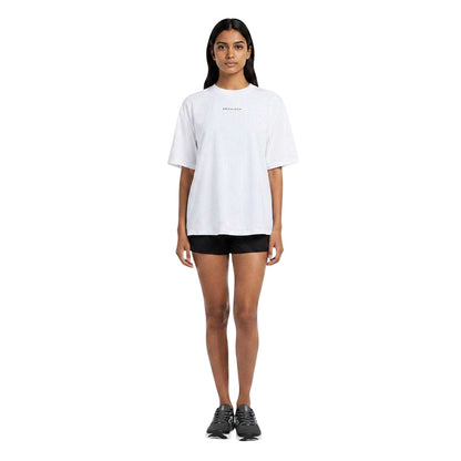 White - Pack Shot - Rohnisch Womens-Ladies Performance Relaxed Fit Gym T-Shirt