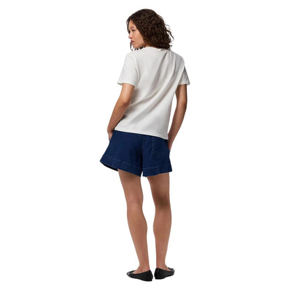 Cloud Dancer - Close up - Pieces Womens-Ladies Mila Heart Short-Sleeved T-Shirt