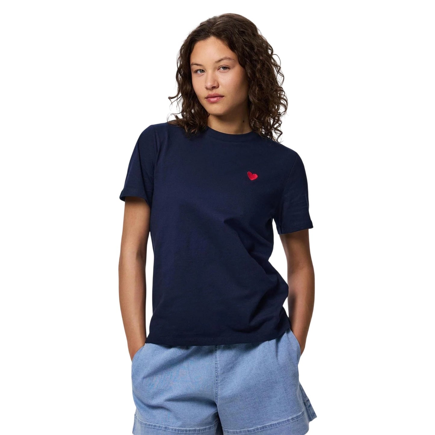 Sky Captain - Lifestyle - Pieces Womens-Ladies Mila Heart Short-Sleeved T-Shirt