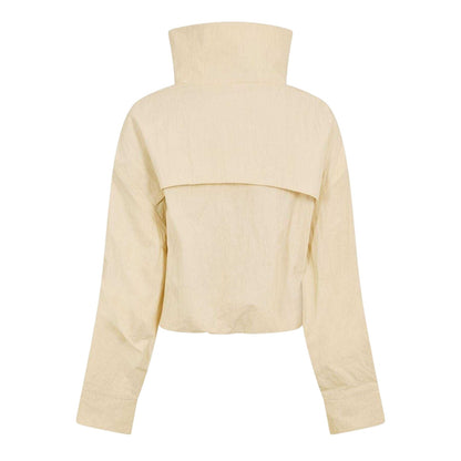Ecru - Back - Couture Club Womens-Ladies Funnel Neck Soft Shell Jacket