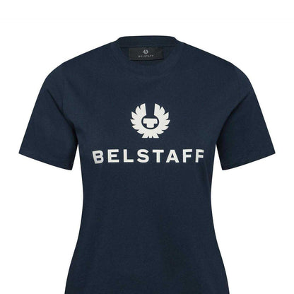 Deep Navy - Lifestyle - Belstaff Womens-Ladies Mariola Short-Sleeved T-Shirt