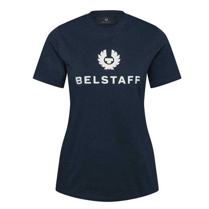 Deep Navy - Front - Belstaff Womens-Ladies Mariola Short-Sleeved T-Shirt