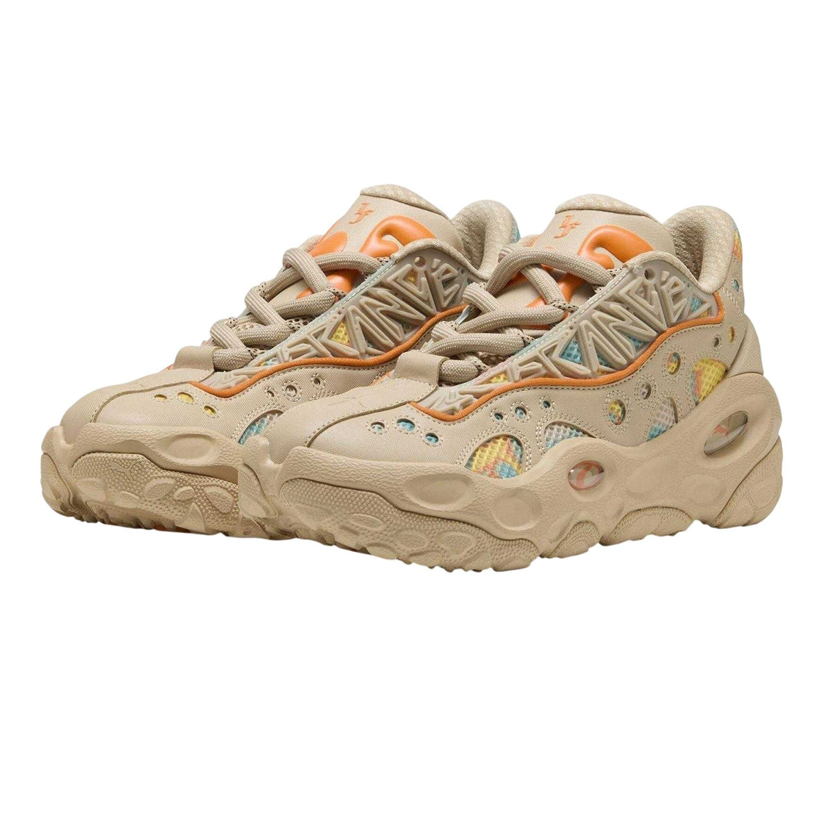 Light Sand - Pack Shot - Puma Mens La France Trainers
