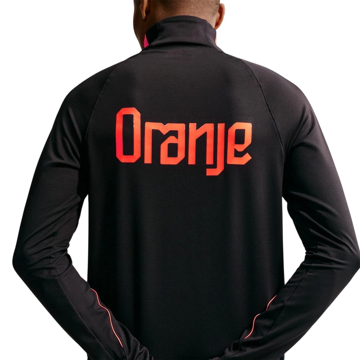 Black-Red - Lifestyle - Nike Mens Netherlands FC Drill Top