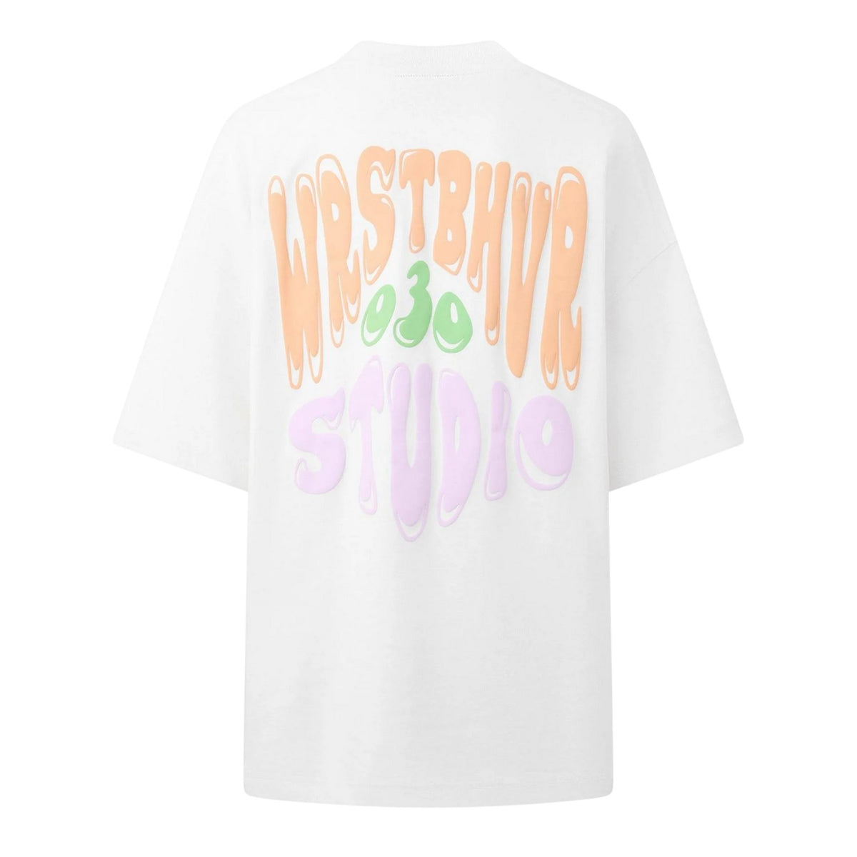 Gardenia - Back - WRSTBHVR Womens-Ladies Flynn V2 Graphic Print T-Shirt