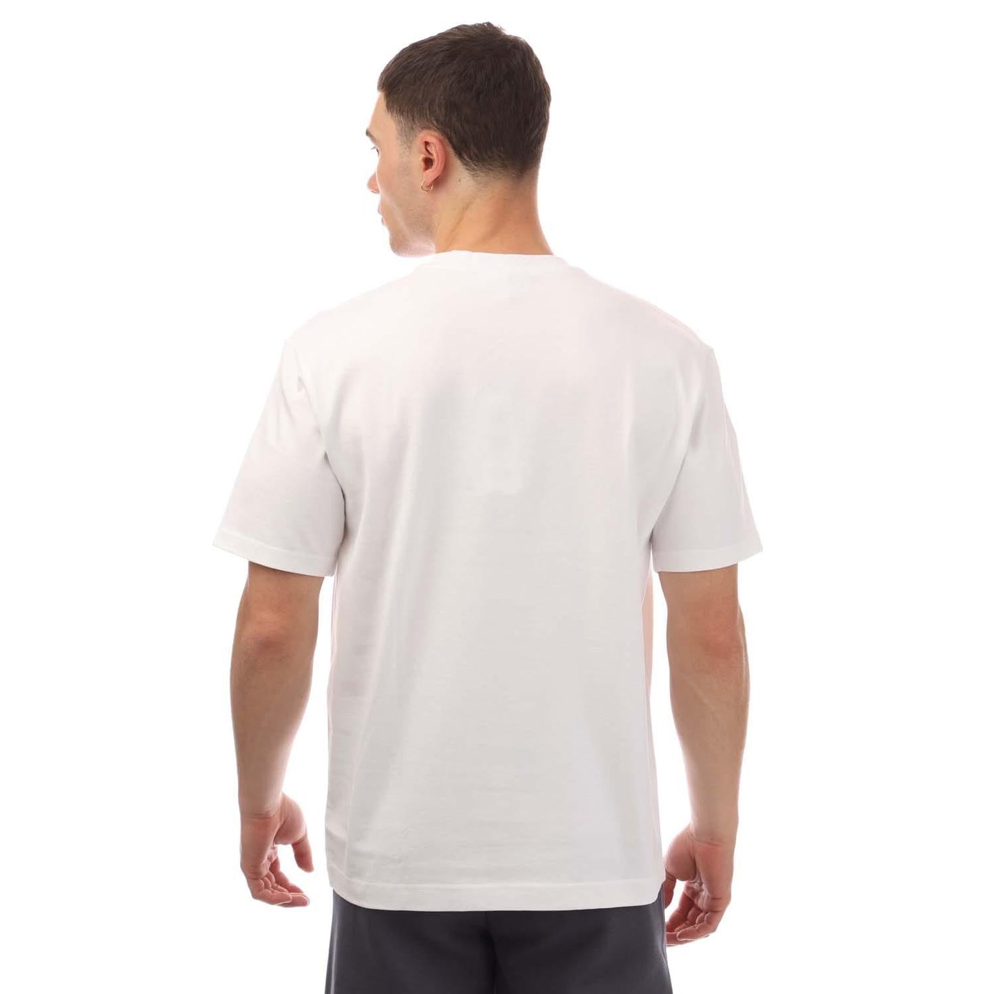 White - Back - Lacoste Mens Rene Relaxed Fit T-Shirt