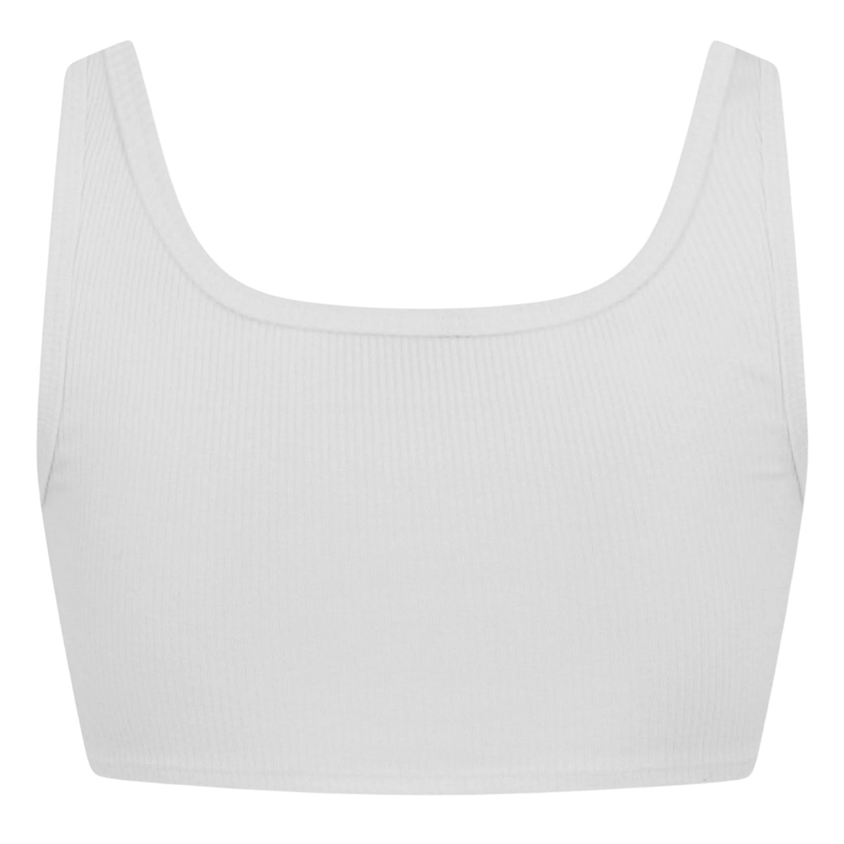 White - Back - WRSTBHVR Womens-Ladies Worst B Jetty Strappy Crop Top