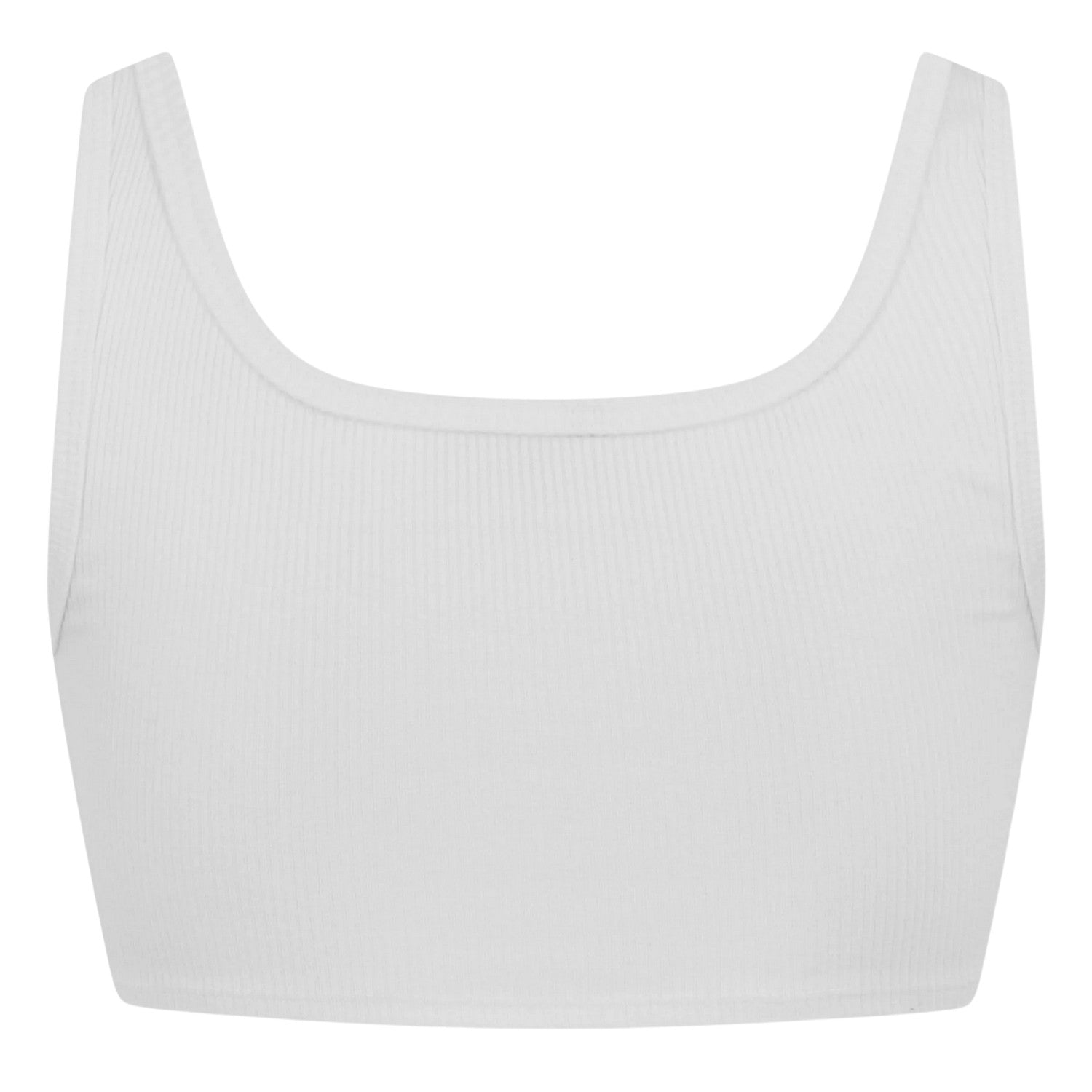 White - Back - WRSTBHVR Womens-Ladies Worst B Jetty Strappy Crop Top