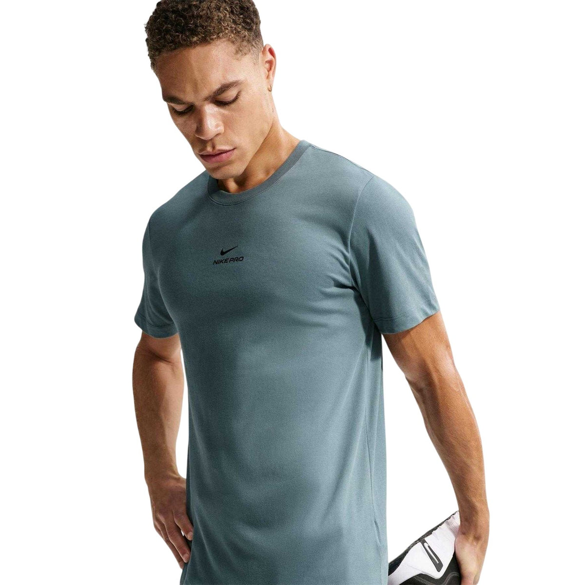 Slate Grey - Side - Nike Mens Performance Athletic T-Shirt