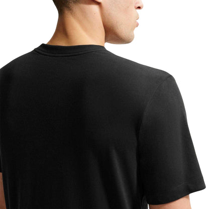 Black-White - Side - Nike Mens Performance Athletic T-Shirt
