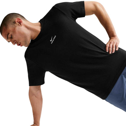 Black-White - Lifestyle - Nike Mens Performance Athletic T-Shirt